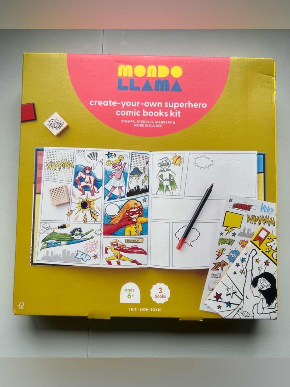 Create-Your-Own Superhero Comic Books Kit
- Mondo Llama™